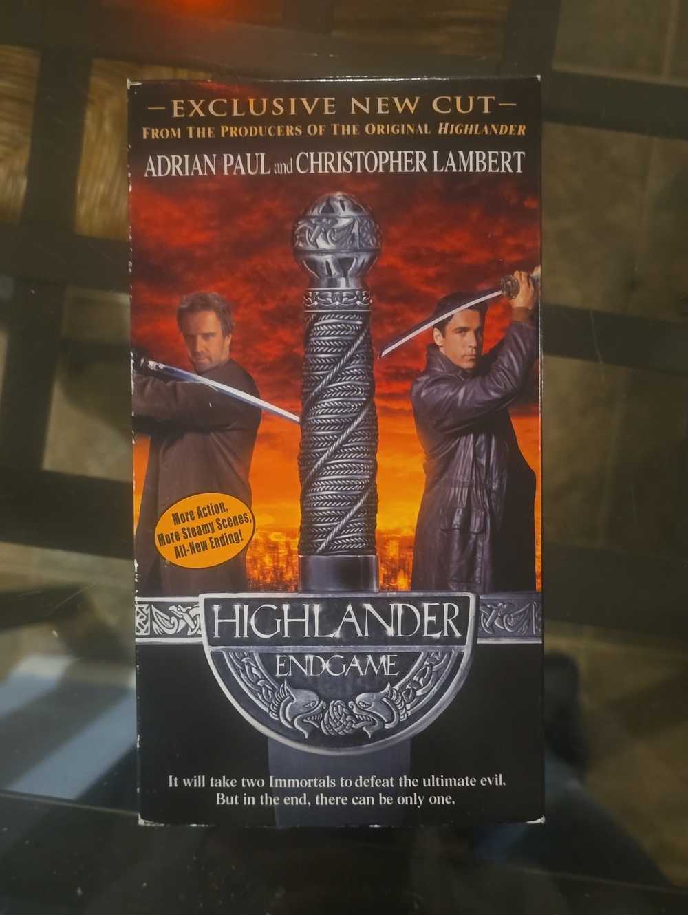 Highlander: Endgame VHS Movie - Black/Red Artwork